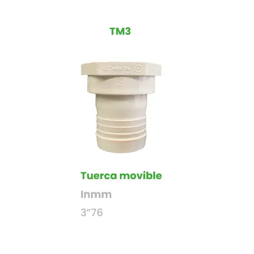 [TM3] TUERCA MOVIBLE DE 3"
