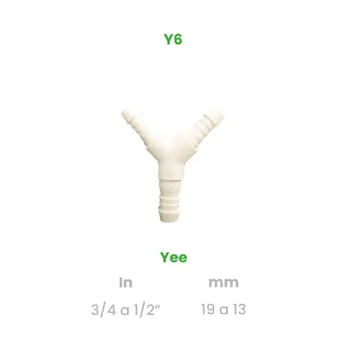 [Y6] YEE DE 3/4 A 1/2"