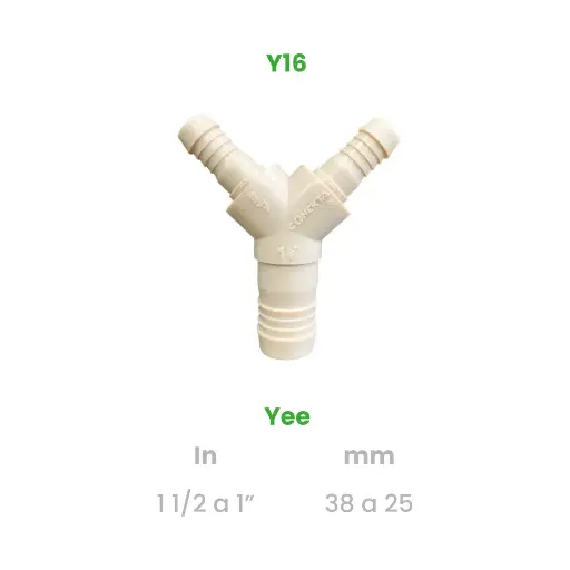 [Y16] YEE DE 1 1/2 A 1"